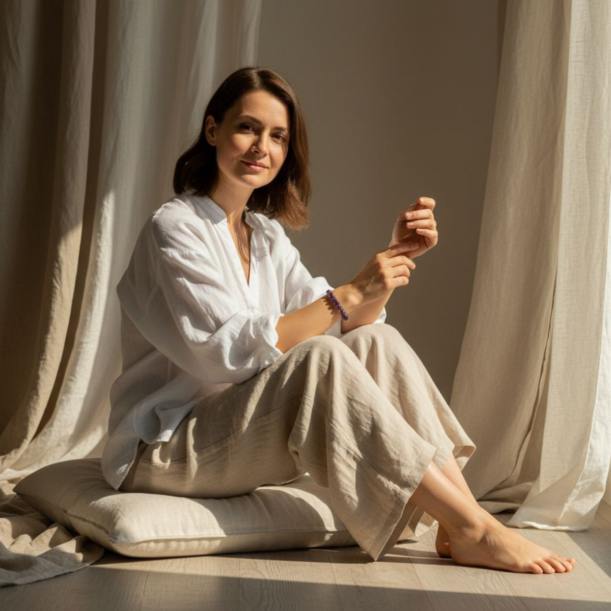 Terrasoul Ametist Bilekliği Ayarlanabilir Uzunluk