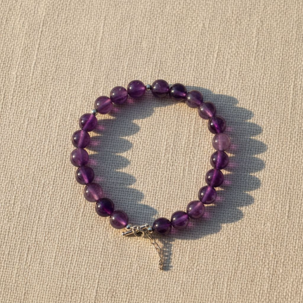 Terrasoul Ametist Bilekliği Ayarlanabilir Uzunluk