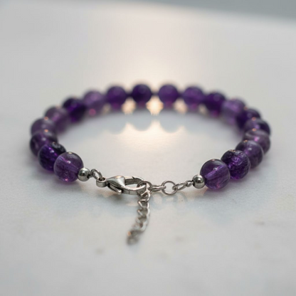 Terrasoul Ametist Bilekliği Ayarlanabilir Uzunluk