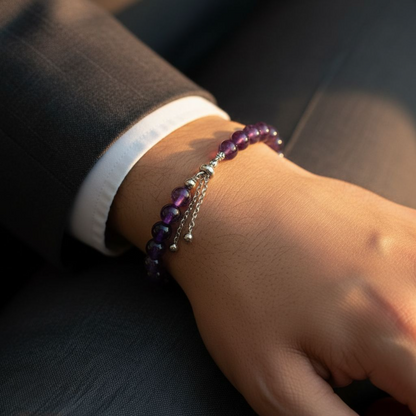 Terrasoul Ametist Bilekliği Ayarlanabilir Uzunluk