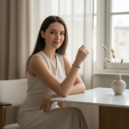 Terrasoul Ametist Morganit Bilekliği