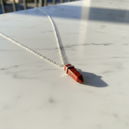 Terrasoul Kırmızı Jasper Kolye Ucu