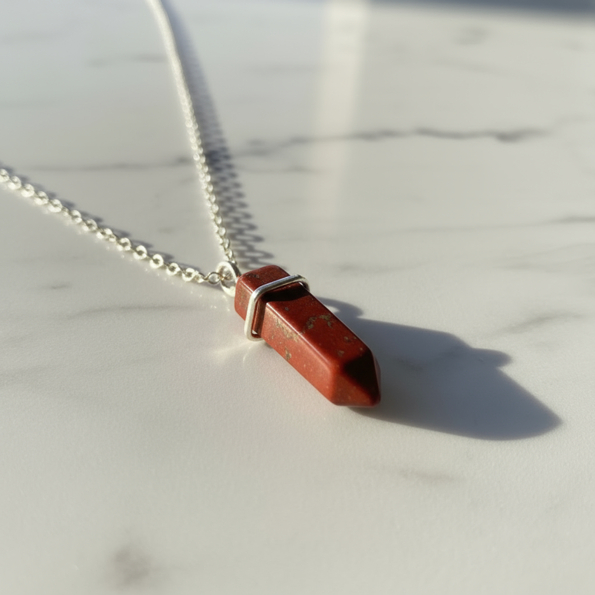 Terrasoul Kırmızı Jasper Kolye Ucu