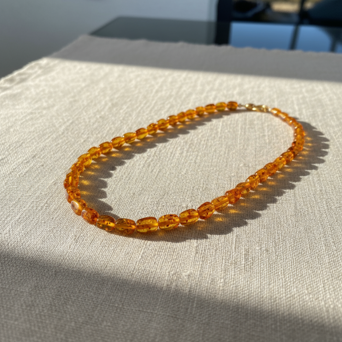 Terrasoul Circle Kehribar Kolye