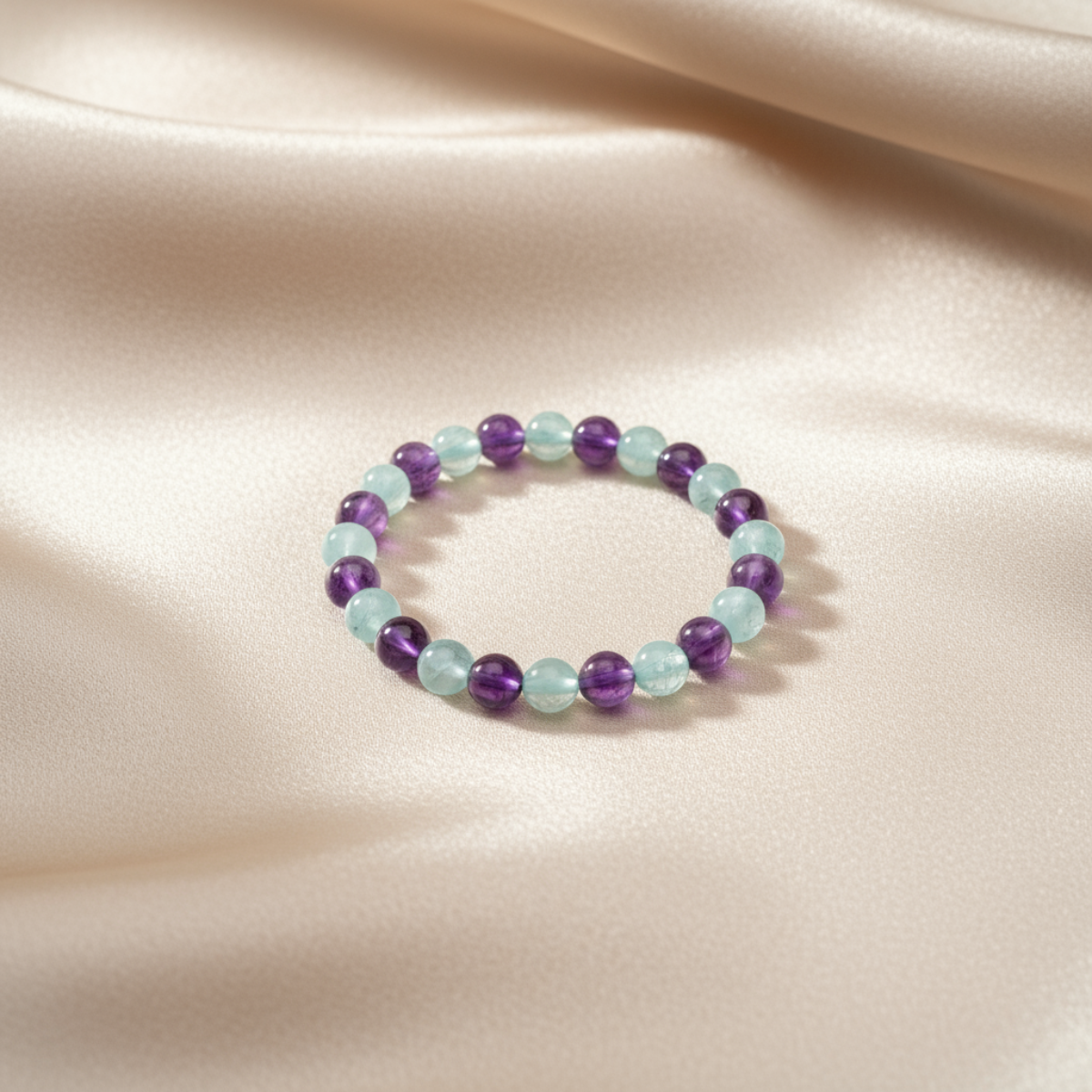 Terrasoul Ametist Aquamarin Bilekliği