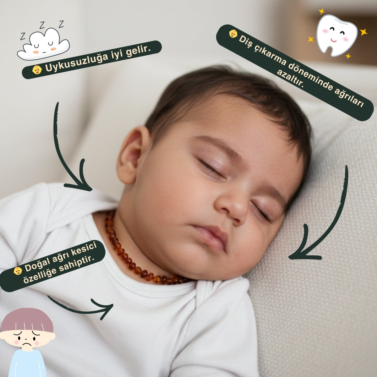 Bebek Kehribar Sunshine 32cm