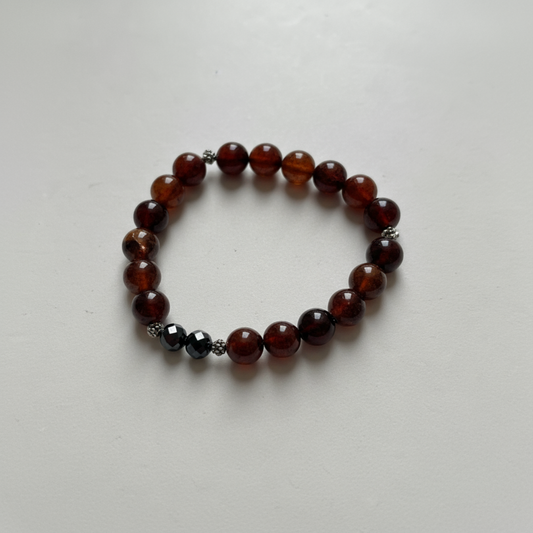 Terrasoul Granat Onyx Bilekliği