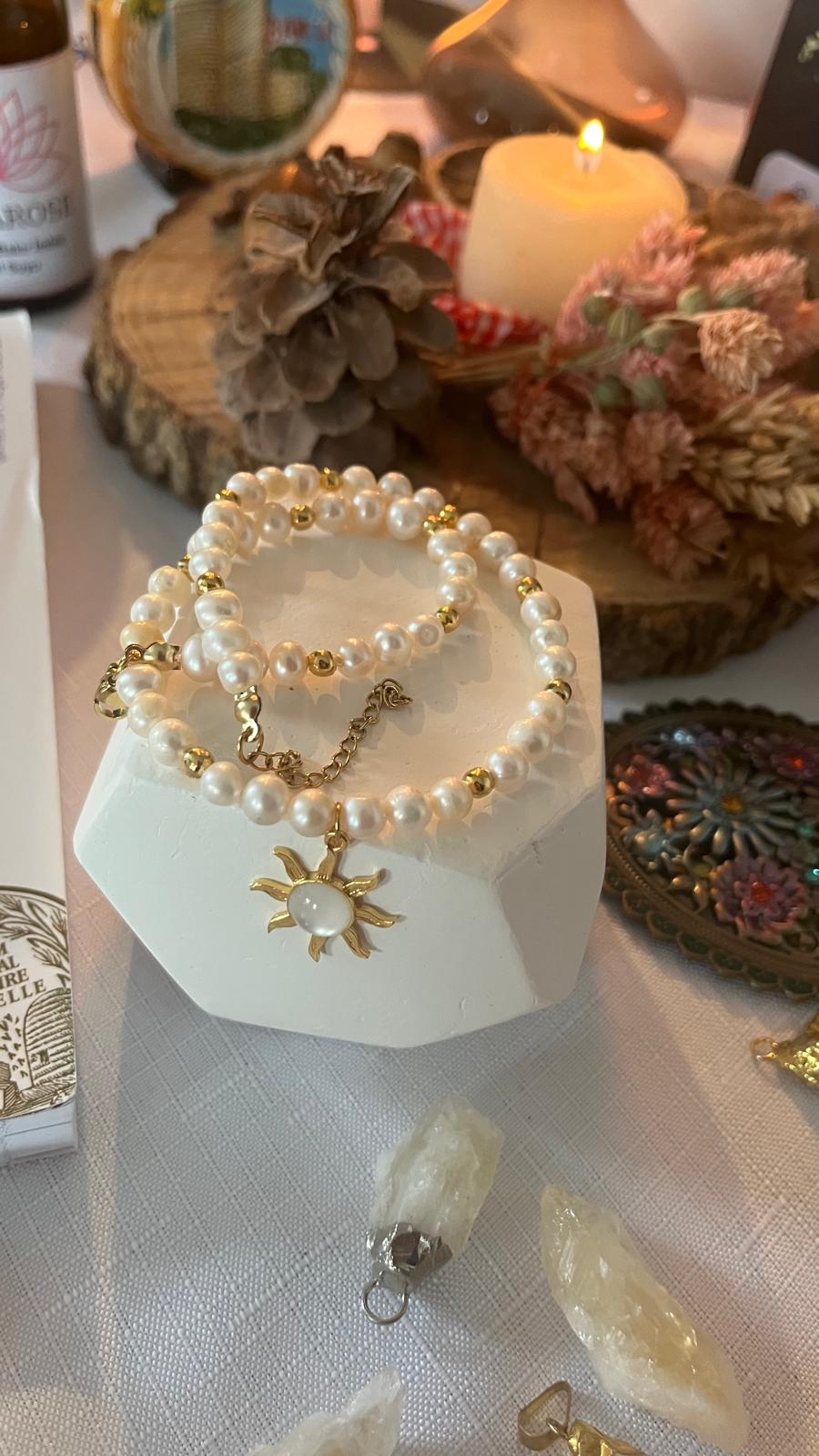 ST14 Sunshine İnci Kolye