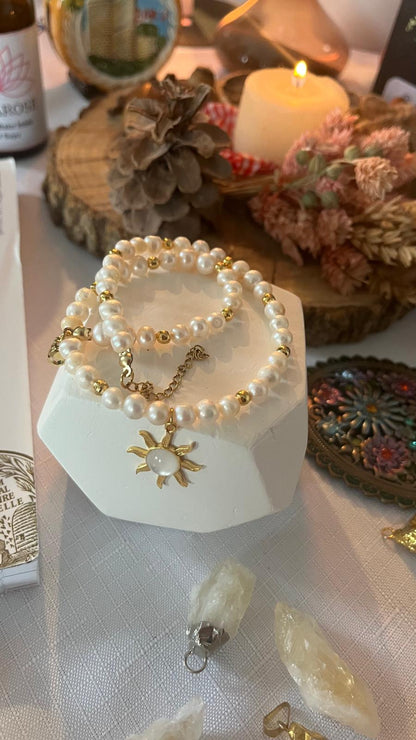 ST14 Sunshine İnci Kolye