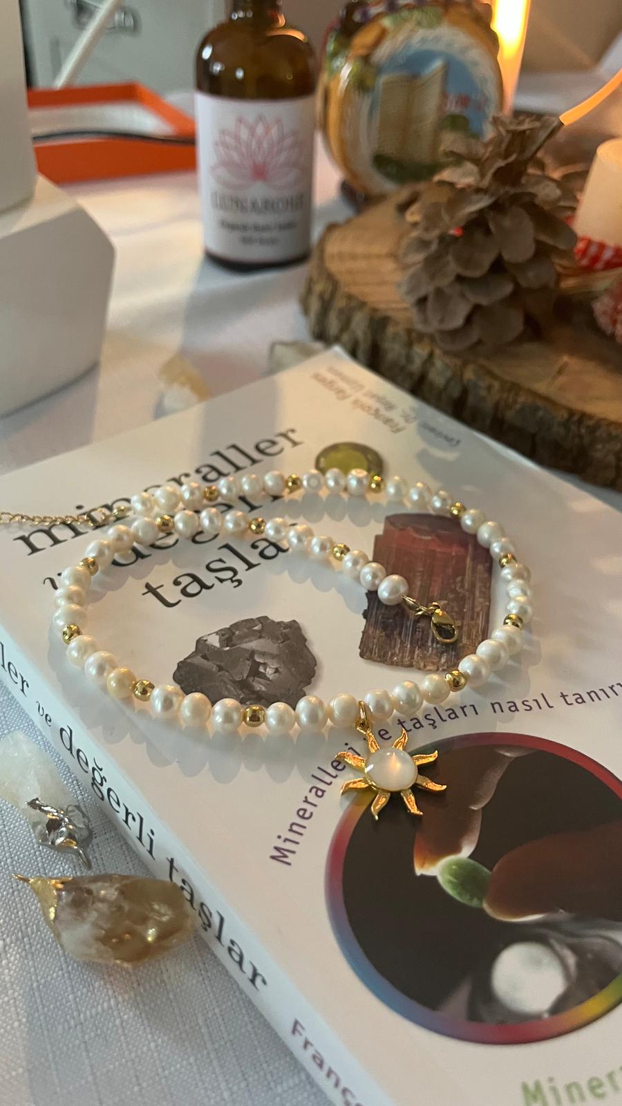 ST14 Sunshine İnci Kolye