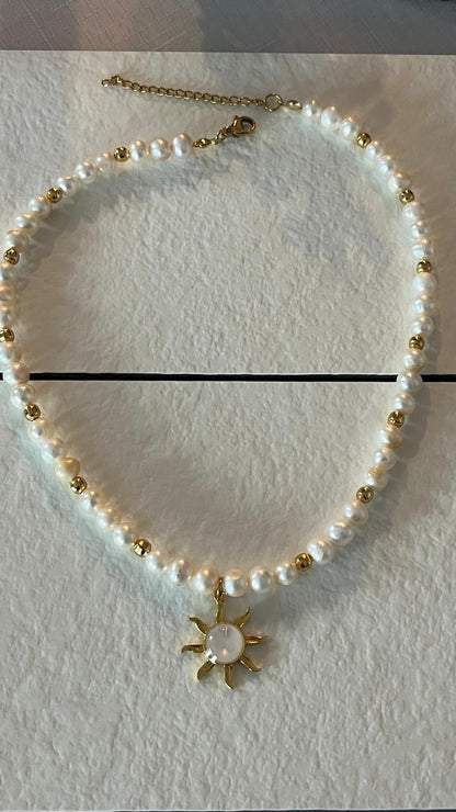 ST14 Sunshine İnci Kolye