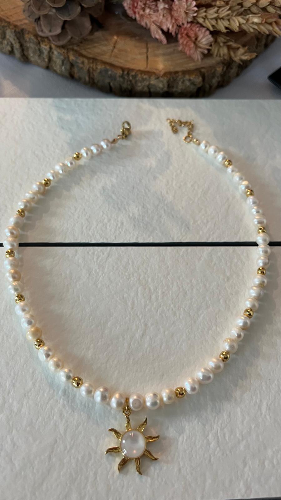 ST14 Sunshine İnci Kolye