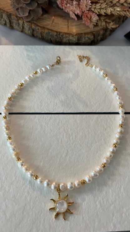 ST14 Sunshine İnci Kolye