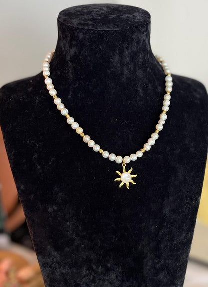 ST14 Sunshine İnci Kolye